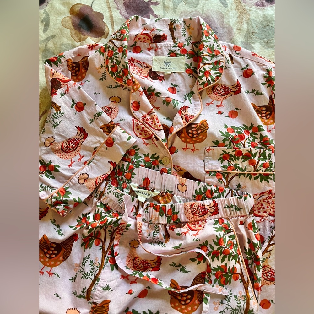 PrintFresh Hen House Pajama Set